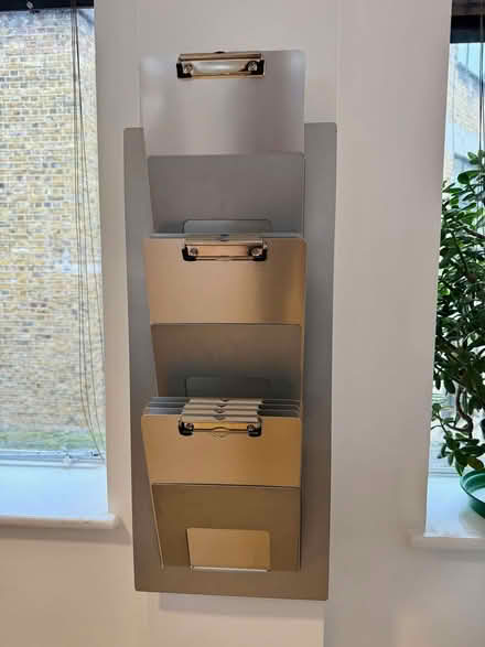Photo of free Clip boards with wall mounted holder (Oxford Circus W1F) #1