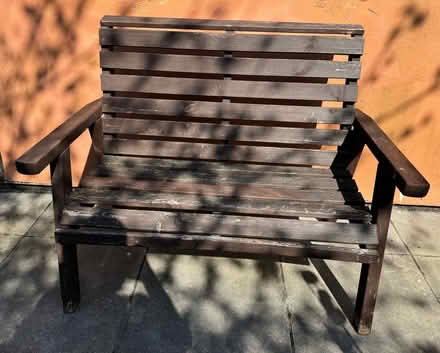 Photo of free Two seater wooden bench (Worle BS22) #1