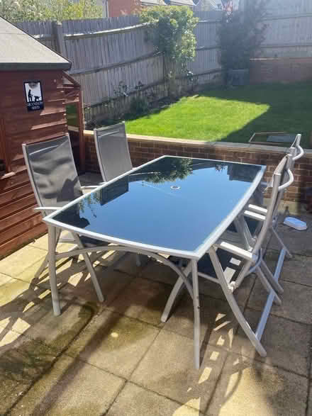 Photo of free Garden Table and 4 chairs (Buntingford SG9) #1