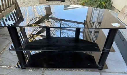 Photo of free Glass TV stand (Stroud GL5 -top of town) #1