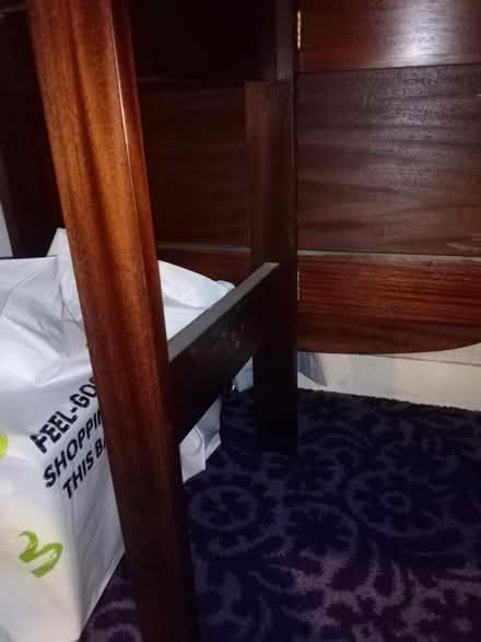 Photo of free Drop leaf table - mahogany (Tonbridge) #3