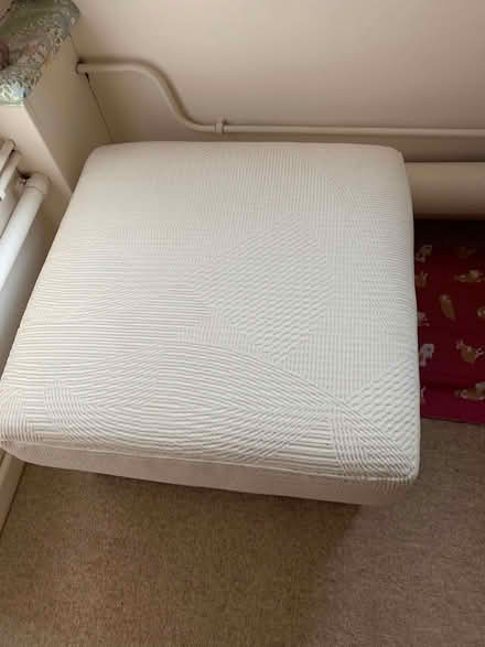 Photo of free Chenille-covered footstool (Cutteslowe OX2) #1