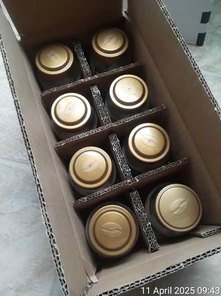 Photo of free 8 EMPTY jars w/ plastic lids (Edgwarebury Lane) #2