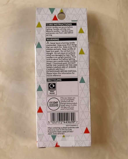 Photo of free Number 6 Birthday Candle (Chatham ME4) #2