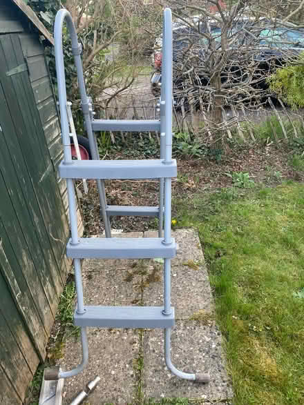 Photo of free Two sided sturdy ladder (Radlett) #2