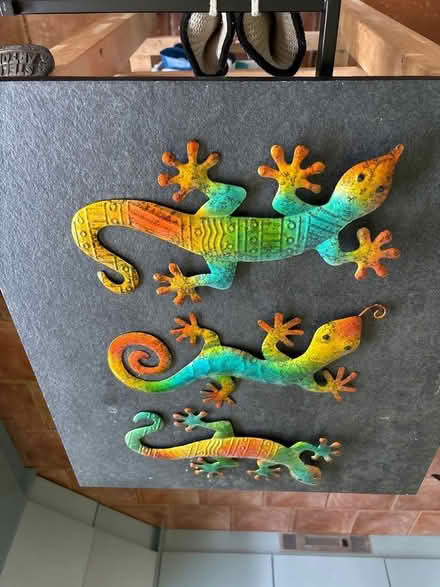 Photo of free Tin decorative geckos x3 (Hartford PE29) #1