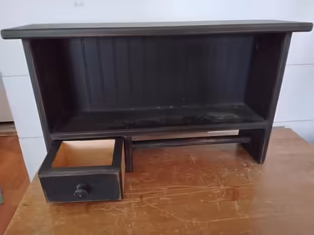 Photo of free Towel shelf/rack (Bellmore) #2