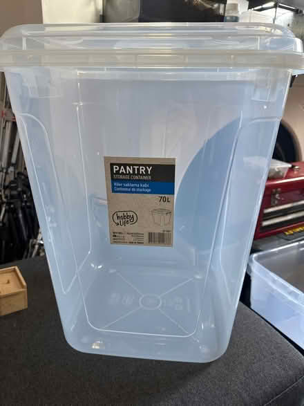 Photo of free 70L storage tub with lid (Birkenhead) #1