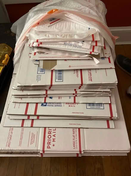 Photo of free Various USPS envelopes and boxes (Takoma DC) #1