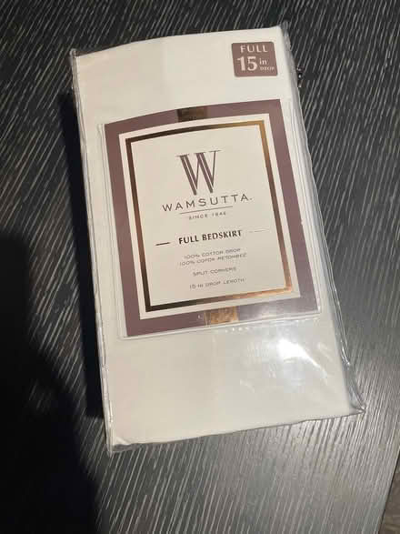 Photo of free Full Bedskirt White (Cheltenham) #1