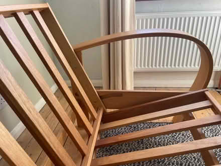 Photo of free Solid Wood Futon Bed (frame only) (Rochester) #4