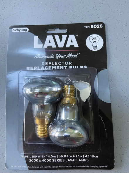 Photo of free Replacement Lava reflector bulbs (Preston Park area BN1) #1