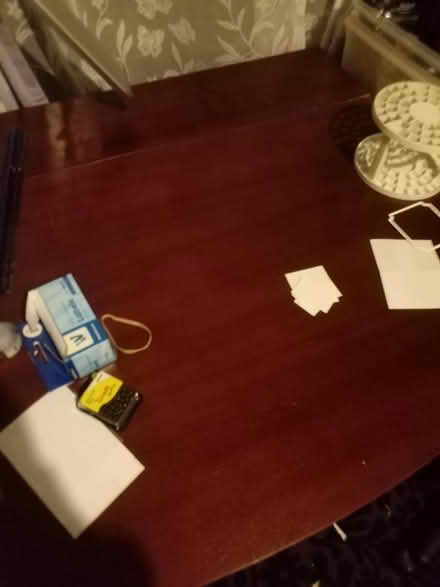 Photo of free Drop leaf table - mahogany (Tonbridge) #1