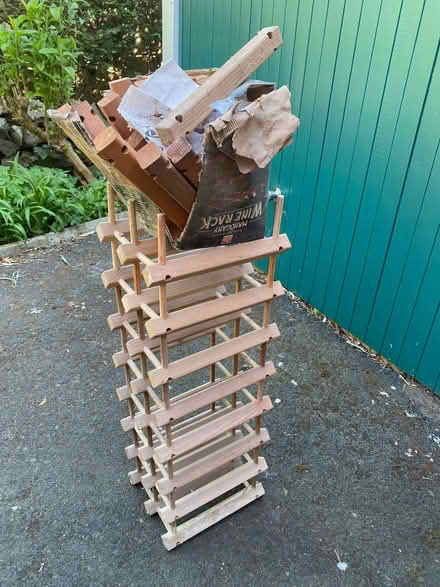Photo of free Wooden wine rack (Barnard's Green WR14) #1