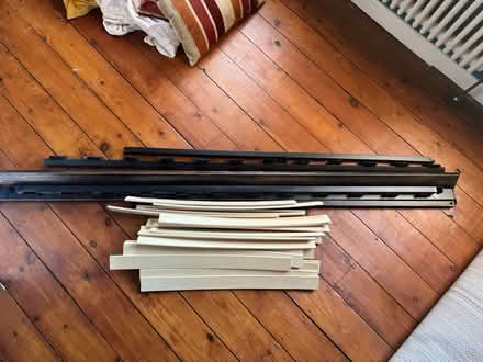 Photo of free Bronze Double bed frame (Wood Green N22) #2