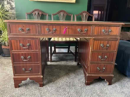 Photo of free Wooden kneehole desk (Goring BN11 5QS) #1