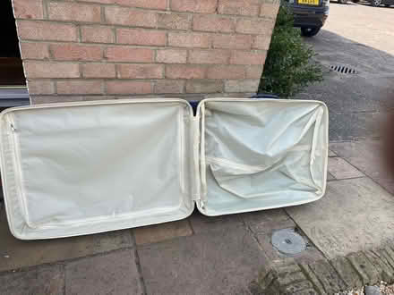 Photo of free Large blue plastic suitcase (CM2 6. Chelmer Village) #2