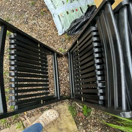 Photo of free 4 foldable black ikea chairs (North Kensington W10) #2