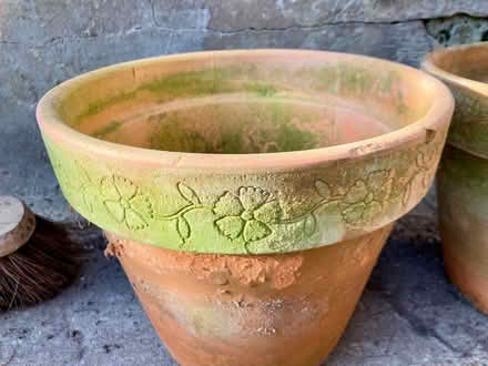 Photo of free Two terracotta garden pots (Southend-on-sea SS1) #2