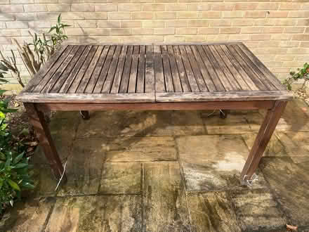 Photo of free Large garden table (Downham Market PE38) #3