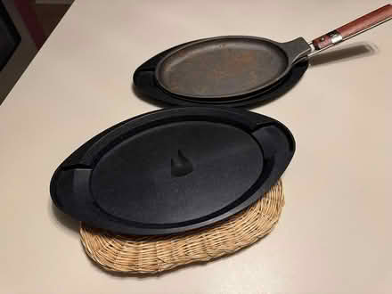 Photo of free Cast Iron Fajita Pans (Sudbury) #1