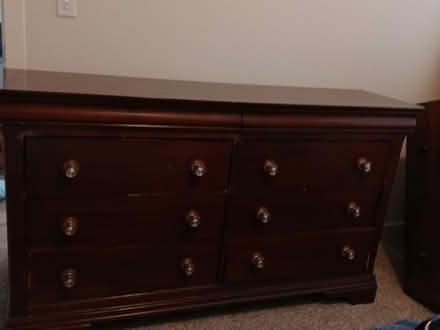 Photo of free Full size bed and dresser (Culebra) #2