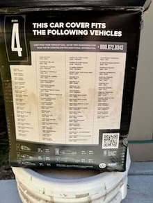Photo of free Car cover (Alameda East End) #2