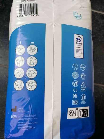Photo of free Adult incontinence pads size XL (West Malvern CP WR14) #2