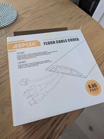 Photo of free White floor cable cover (OX4 Boulter Street) #2