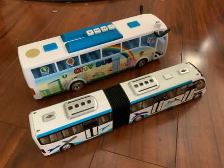 Photo of free Toy train and bus (Bowers x El Camino) #1