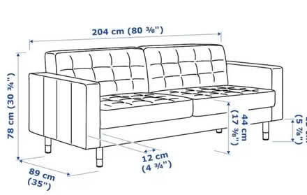 Photo of free 3 seater couch (Shefford) #4