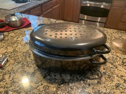 Photo of free Large covered roasting pan (Littleton just off Rt 495) #1