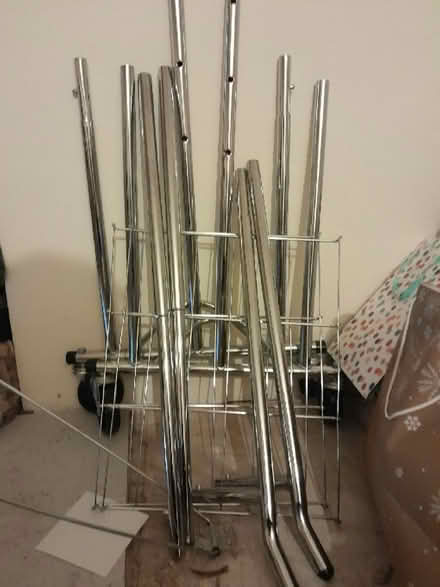 Photo of free Wheeled, collapsible clothes rail (Tettenhall WV6) #1