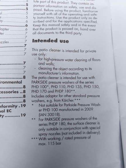 Photo of free Surface cleaner for pressure washer (Northfields W5) #2