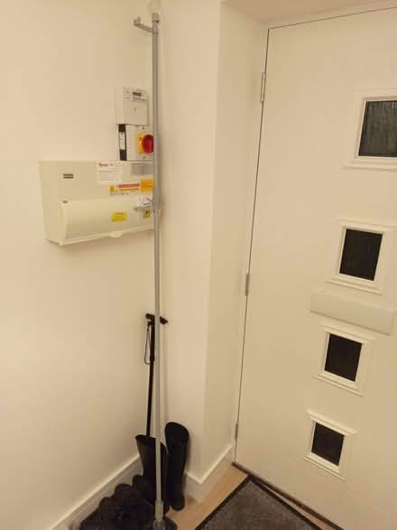 Photo of free Painted metal curtain pole (Dinnington, S25) #1