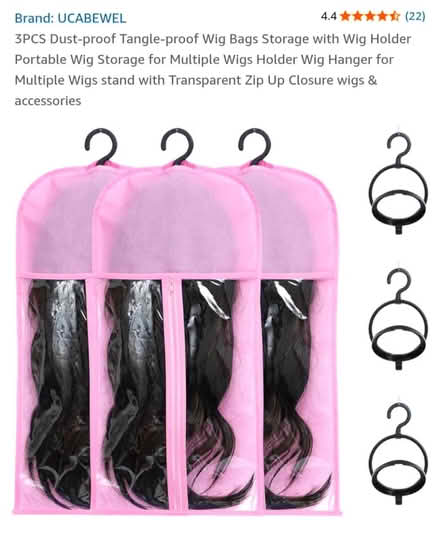 Photo of free Wig Holder and Storage Bags (Brooklyn) #1