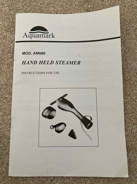 Photo of free Aquamark Handheld Steamer (Up Hatherley GL51) #2
