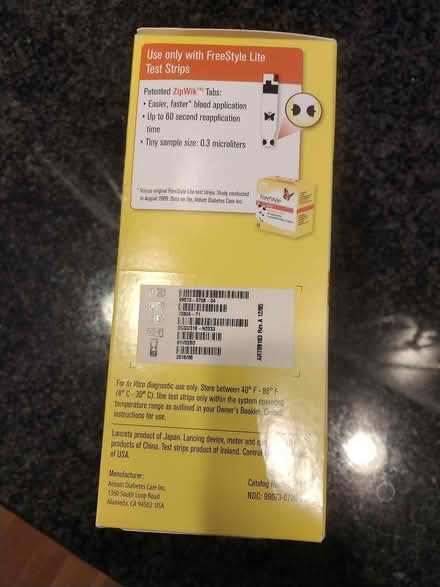 Photo of free FreeStyle Lite Diabetic Test kit (Winchester) #4