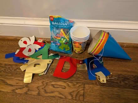 Photo of free Leftover b'day party supplies (Hyattsville) #1