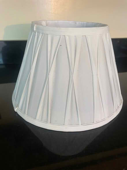 Photo of free Cream pleated lampshade (Sherwood NG5) #1