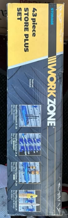 Photo of free Workzone 43 piece tool storage set (Castle, CW8) #2