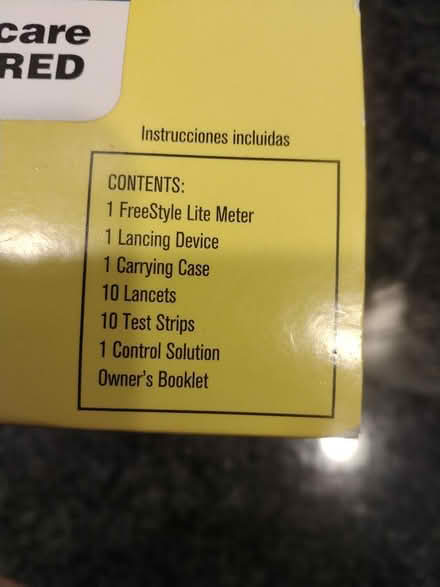 Photo of free FreeStyle Lite Diabetic Test kit (Winchester) #3