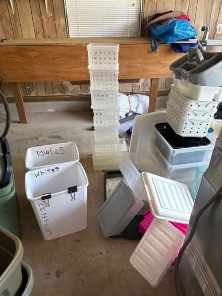 Photo of free Plastic bins (West Austin) #2