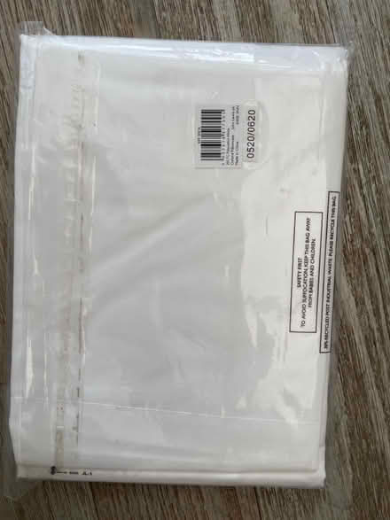 Photo of free New white pillow case (Watford) #2