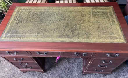 Photo of free Wooden kneehole desk (Goring BN11 5QS) #2