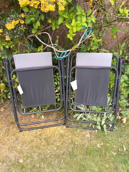 Photo of free Couple folding spring garden chairs (Southport PR8) #3