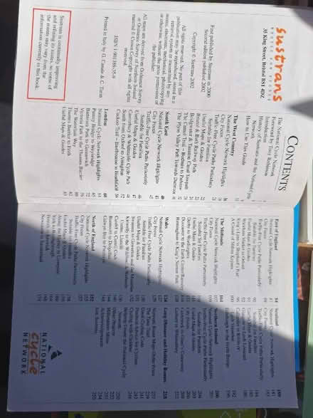 Photo of free National cycle network book (The Nurserylands TW12) #2