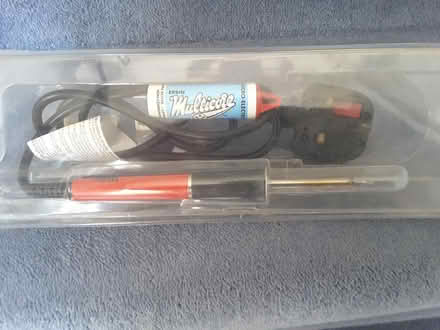 Photo of free Soldering iron and tube if solder (HP13 near railway station) #1