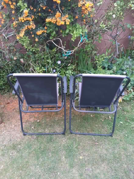 Photo of free Couple folding spring garden chairs (Southport PR8) #2