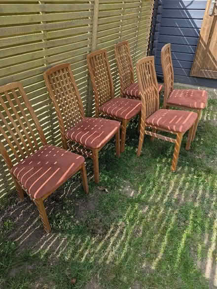 Photo of free 6 dining chairs (Aspley Guise MK17) #1